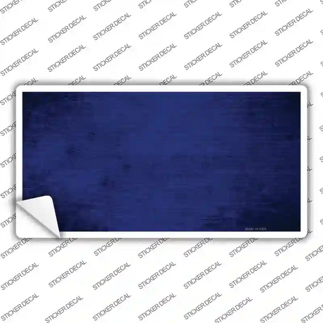 Royal Blue Oil Rubbed Solid Novelty Sticker Decal