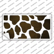 Brown White Giraffe Oil Rubbed Novelty Sticker Decal