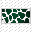 Green White Giraffe Oil Rubbed Novelty Sticker Decal