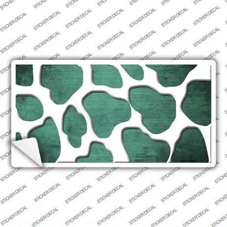 Mint White Giraffe Oil Rubbed Novelty Sticker Decal