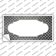 Gray White Quatrefoil Scallop Oil Rubbed Novelty Sticker Decal