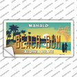 Beach Bum Hawaii Pineapple Novelty Sticker Decal