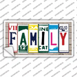 Family Art Wood Novelty Sticker Decal