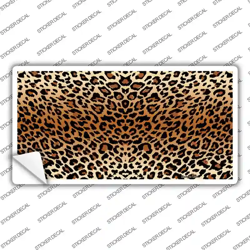 Cheetah Novelty Sticker Decal