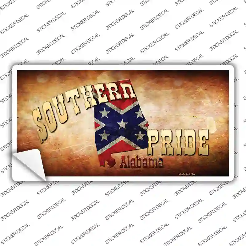 Southern Pride Alabama Novelty Sticker Decal