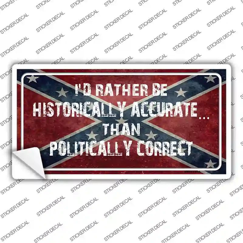 Historically Accurate Novelty Sticker Decal