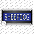 Sheepdog Thin Blue Line Novelty Sticker Decal