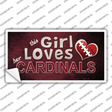 This Girl Loves Her Cardinals Novelty Sticker Decal