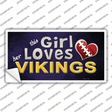 This Girl Loves Her Vikings Novelty Sticker Decal