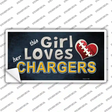 This Girl Loves Her Chargers Novelty Sticker Decal
