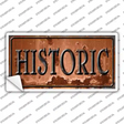 Historic Novelty Sticker Decal