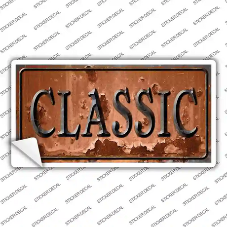 Classic Novelty Sticker Decal