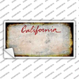 California State Rusty Novelty Sticker Decal