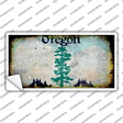 Oregon State Rusty Novelty Sticker Decal