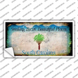 South Carolina State Rusty Novelty Sticker Decal