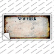 New York Rusty Novelty Sticker Decal