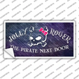 The Pirate Next Door Novelty Sticker Decal