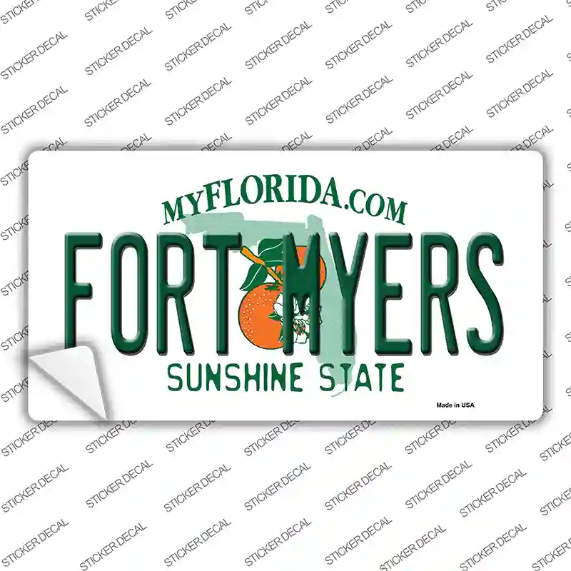 Fort Myers Florida Novelty Sticker Decal