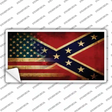 American Confederate Flag Novelty Sticker Decal