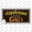 Happiness Is Being Gigi Novelty Sticker Decal