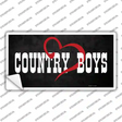Country Boys Novelty Sticker Decal