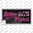 Two Dollar Pistol Novelty Sticker Decal