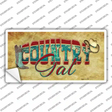 Country Gal Novelty Sticker Decal