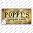 Poppys Novelty Sticker Decal
