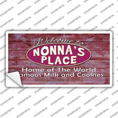 Nonnas Place Novelty Sticker Decal
