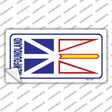 New Foundland Flag Novelty Sticker Decal