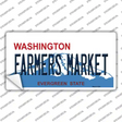 Farmers Market Washington Novelty Sticker Decal