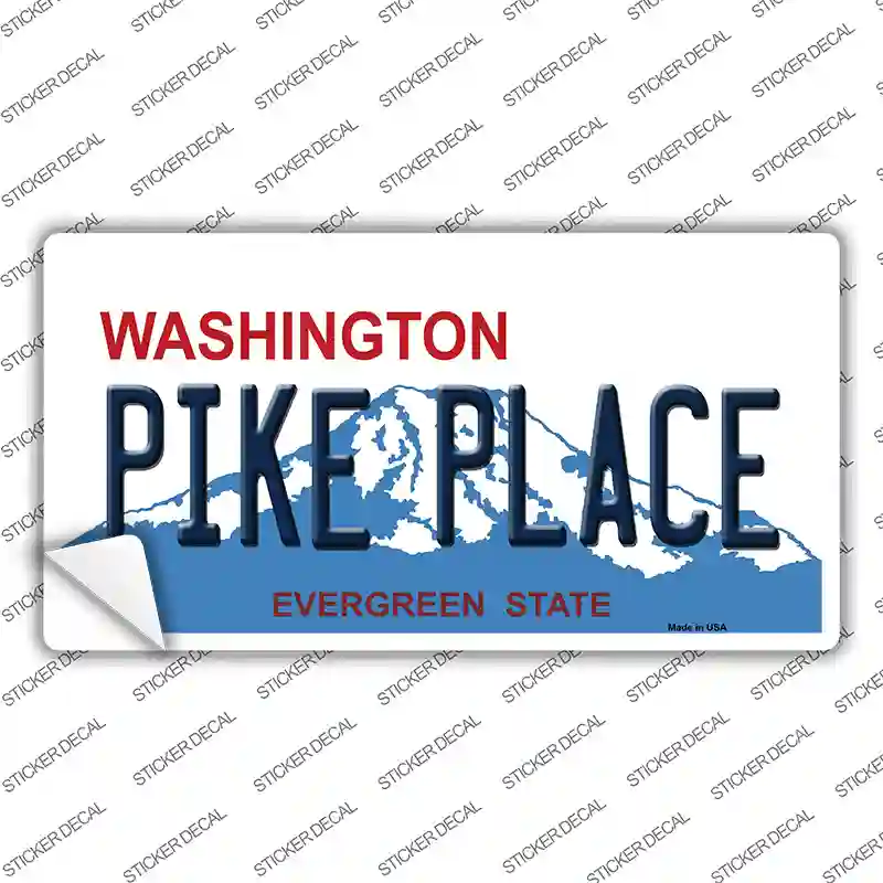 Pike Place Washington Novelty Sticker Decal