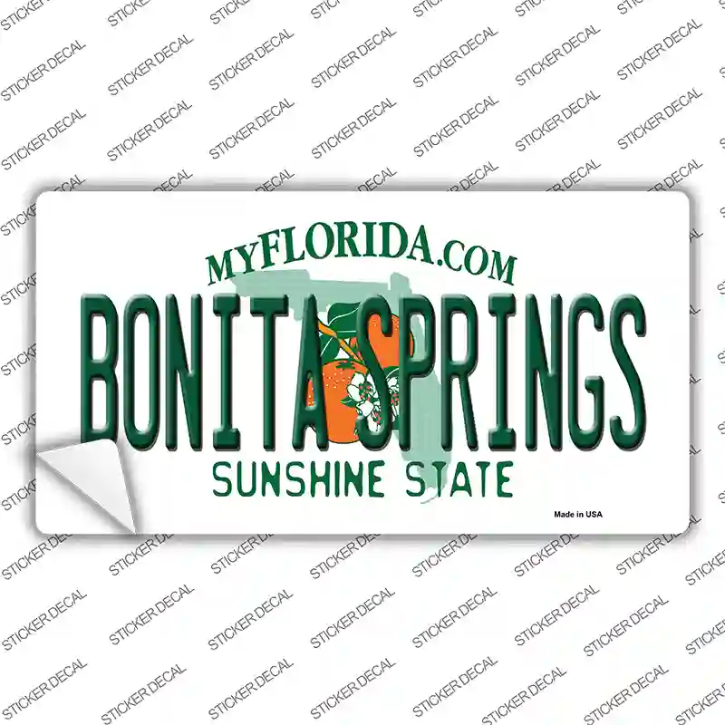 Bonita Springs Florida Novelty Sticker Decal