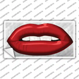 Red Lips Novelty Sticker Decal