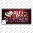 This Girl Loves Her Capitals Novelty Sticker Decal