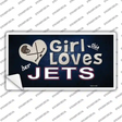 This Girl Loves Jets Novelty Sticker Decal