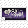 This Girl Loves Kansas State Novelty Sticker Decal