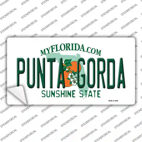 Punta Gorda Florida Novelty Sticker Decal