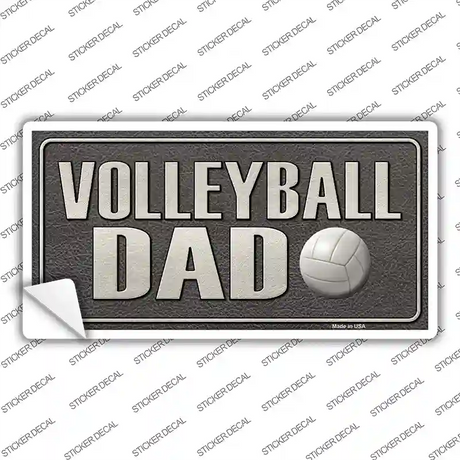 Volleyball Dad Novelty Sticker Decal