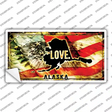 Alaska Love Novelty Sticker Decal