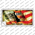 Delaware Love Novelty Sticker Decal