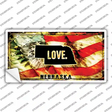 Nebraska Love Novelty Sticker Decal