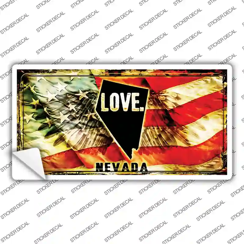 Nevada Love Novelty Sticker Decal
