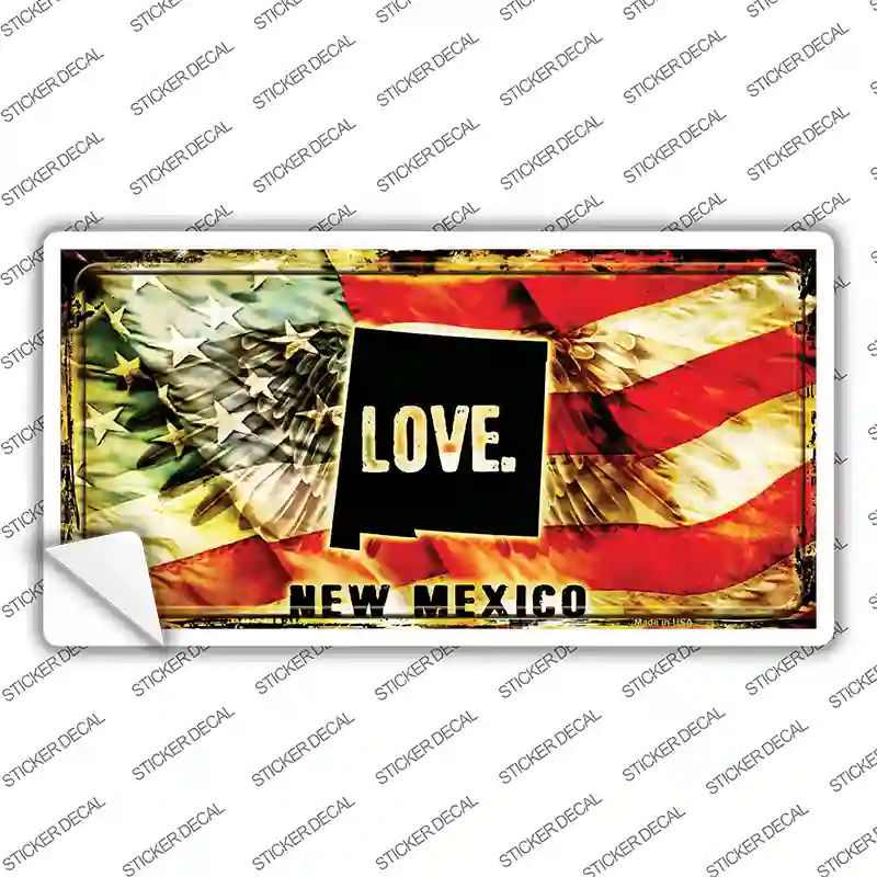 New Mexico Love Novelty Sticker Decal