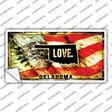 Oklahoma Love Novelty Sticker Decal