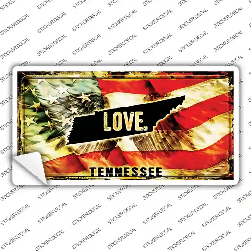 Tennessee Love Novelty Sticker Decal