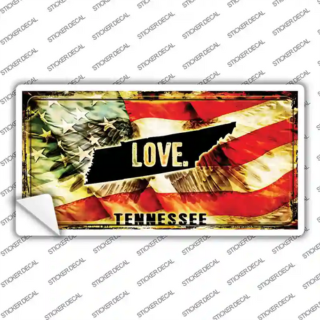 Tennessee Love Novelty Sticker Decal