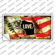Wisconsin Love Novelty Sticker Decal