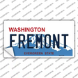 Fremont Washington Novelty Sticker Decal