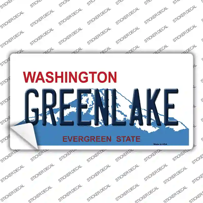 Greenlake Washington Novelty Sticker Decal